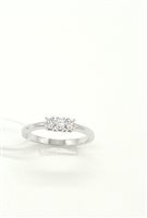 Anello Mirco Visconti Donna Anelli 3 Pietre in Oro bianco Diamante 0.26 Ct BR19/EB4-15 - BR19/EB4-15